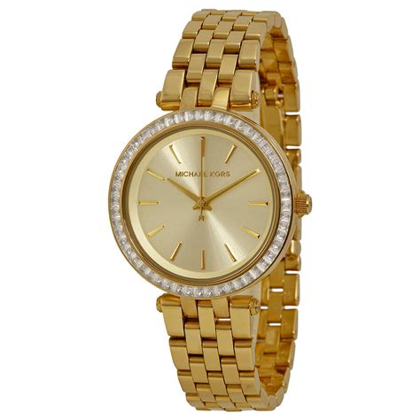 Michael Kors Darci Gold Tone Stainless Steel Ladies Watch 